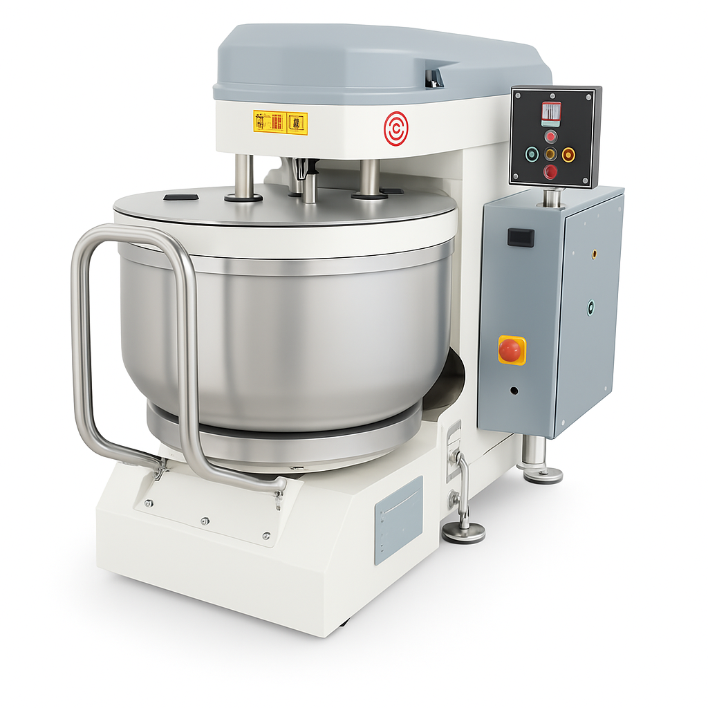 Spiral Mixer with mobile bowl