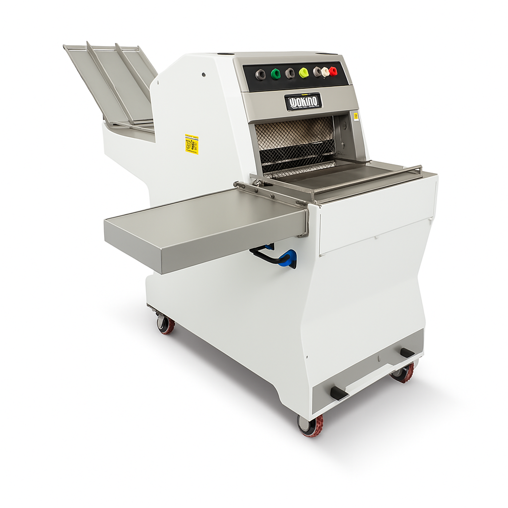 Automatic Bread Slicing Machine with pocket blower